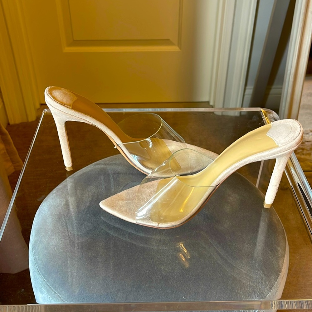 Tony Bianco Marley Clear Skin Heels size 6.5